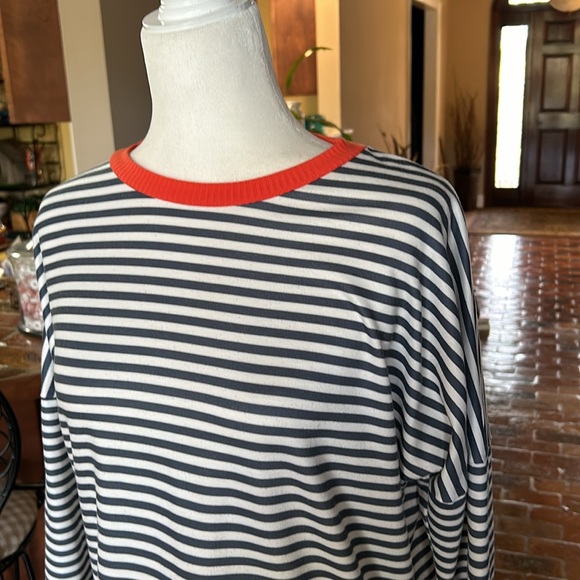 Exclusive striped sweatshirt top szM - Picture 6 of 14